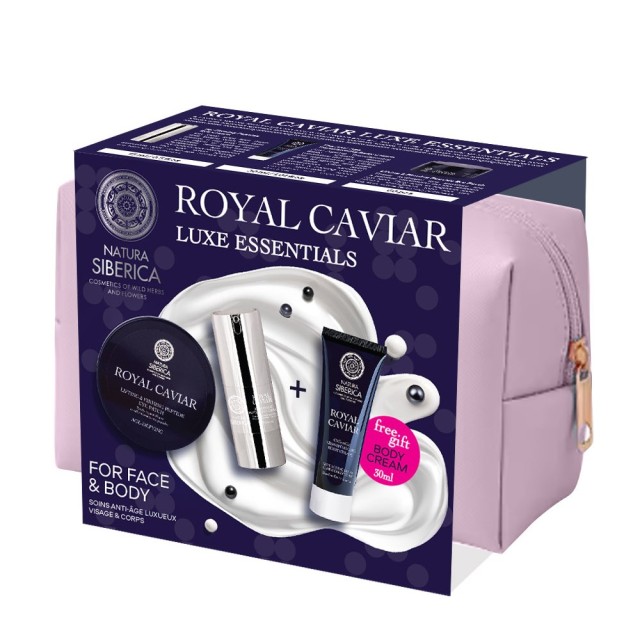 Natura Siberica SET Royal Caviar Premium Anti-Ageing Routine for Face & Body