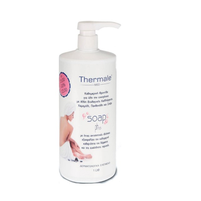 Thermale Med Soap pH 5.5 1000ml (Υγρό Καθαριστικό για το Σώμα & την Ευαίσθητη Περιοχή)
