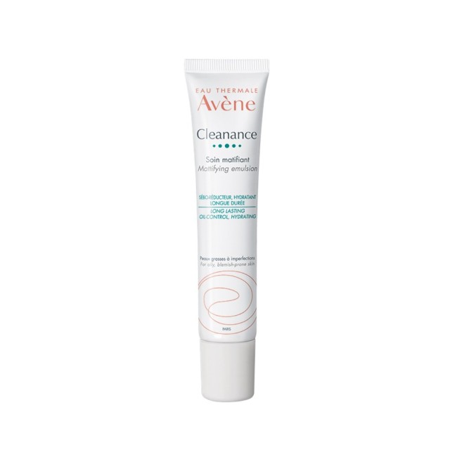 Avene Cleanance Mattifying Emulsion 40ml (Καθημερινή Φροντίδα για Ματ Αποτέλεσμα και Ενυδάτωση για Λιπαρή Επιδερμίδα)