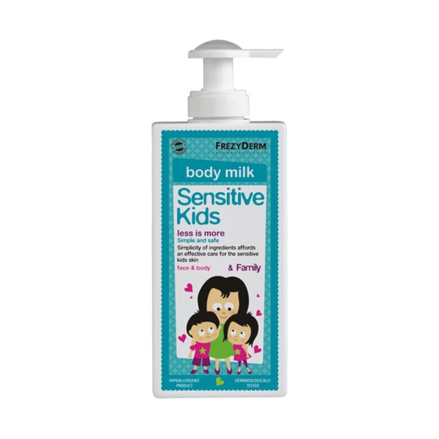 Frezyderm Sensitive Kids Milk+Family 200ml (Ενυδατικό Γαλάκτωμα Προσώπου - Σώματος για Παιδιά)