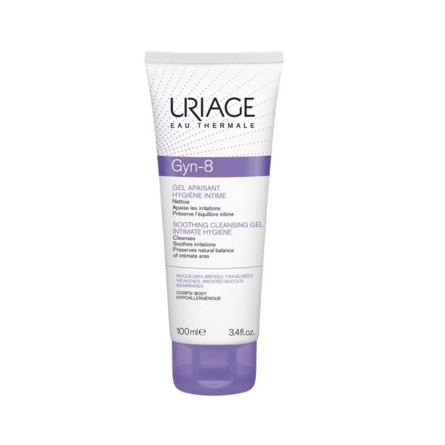 Uriage Gyn 8 Soothing Cleansing Gel 100ml (Καταπραϋντικό Τζελ Καθαρισμού για την Ευαίσθητη Περιοχή)