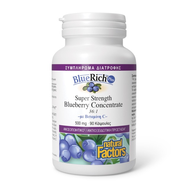 Natural Factors Bluerich Plus 90caps