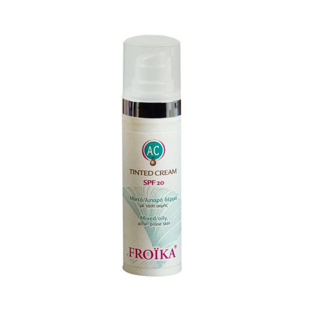 Froika AC Tinted Cream SPF20 30ml (Επικαλυπτική Κρέμα με Χρώμα για Μικτό - Λιπαρό Δέρμα)