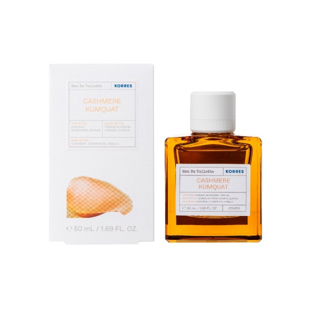 Korres Cashmere Kumquat Eau De Toilette 50ml (Λουλουδάτο & Ξυλώδες Άρωμα)