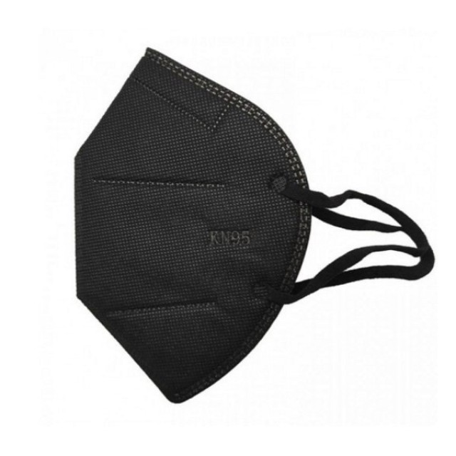 KN95 Protective Face Mask Black 1τεμ (Μάσκα Ενισχυμένης Προστασίας Μαύρη)