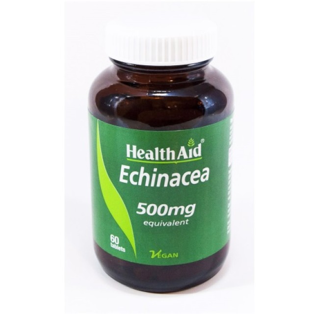 Health Aid Herbs Echinacea 500mg 60tab (Κρυολόγημα - Ανοσοποιητικό)