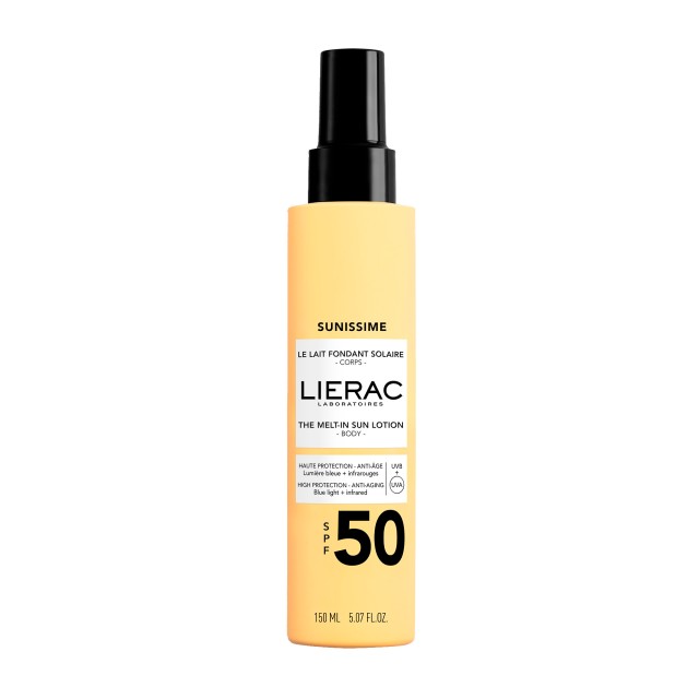 Lierac Sunissime The Melt-in Sun Body Lotion SPF50 150ml (Αντηλιακό Γαλάκτωμα Σώματος)