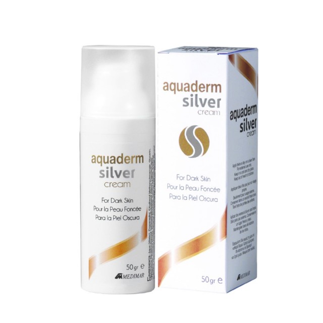 Medimar Aquaderm Silver Cream 50gr (Λευκαντική Κρέμα Κατά των Σκούρων Κηλίδων του Δέρματος)