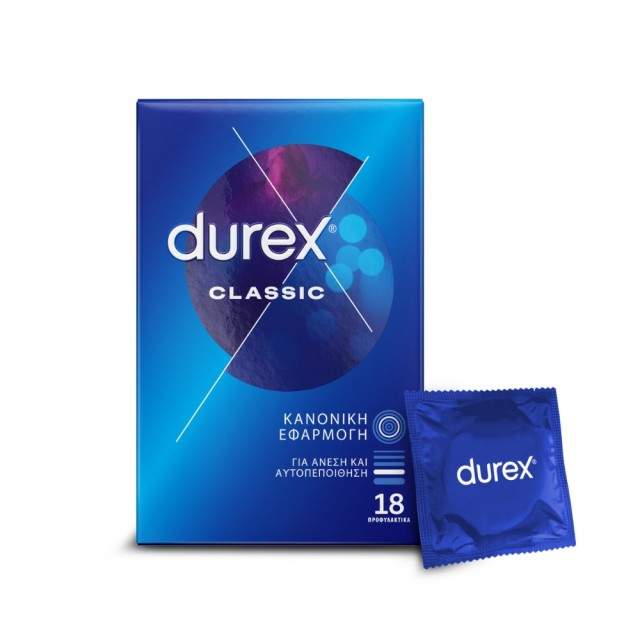 Durex Classic 18τεμ (Κλασικά Προφυλακτικά)