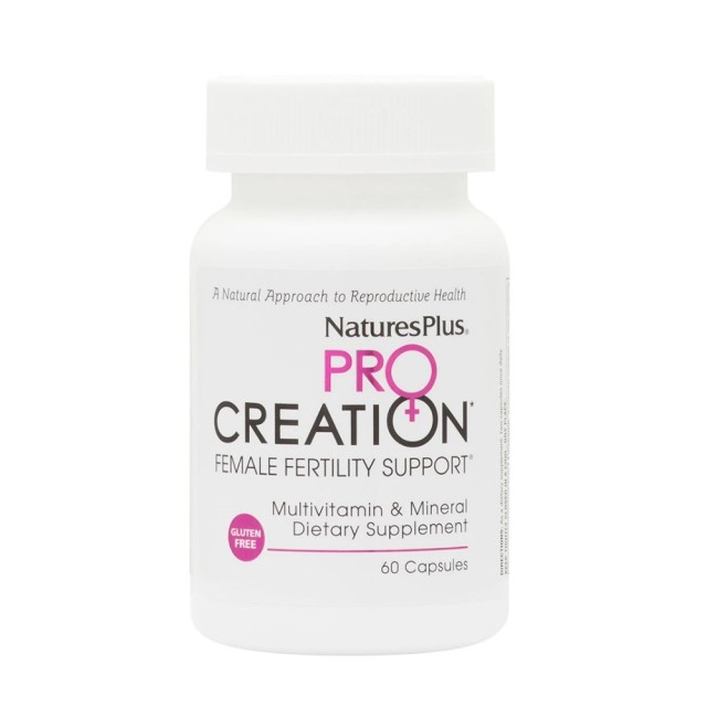 Natures Plus ProCreation Female 60caps (Φυσικό Πολυβιταμινούχο Συμπλήρωμα Διατροφής για τη Γυναικεία Γονιμότητα)