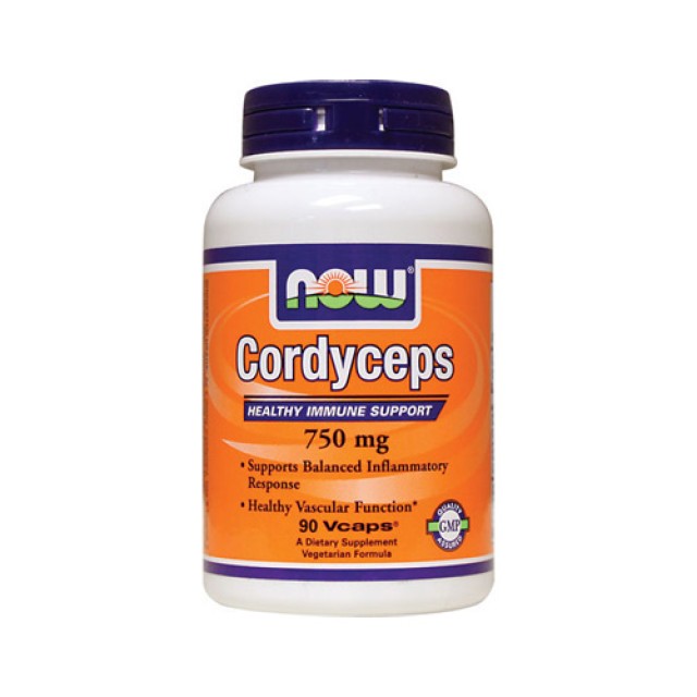 Now Foods Cordyceps Organic 750mg 90caps (Ανοσοποιητικό Σύστημα & Αγγειακή Λειτουργία)