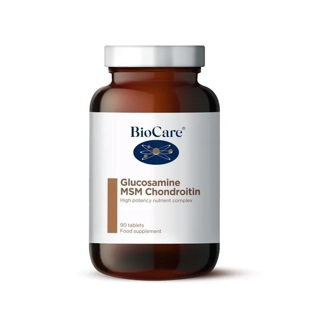 BioCare Glucosamine MSM Chondroitin 90tabs (Συμπλήρωμα Διατροφής για τη Φυσιολογικής Λειτουργία των Χόνδρων & των Συνδέσμων)