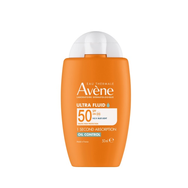 Avene Ultra Fluid Οil Control SPF50 50ml (Αντηλιακό Προσώπου για Πρόληψη της Φωτογήρανσης σε Ελαφριά