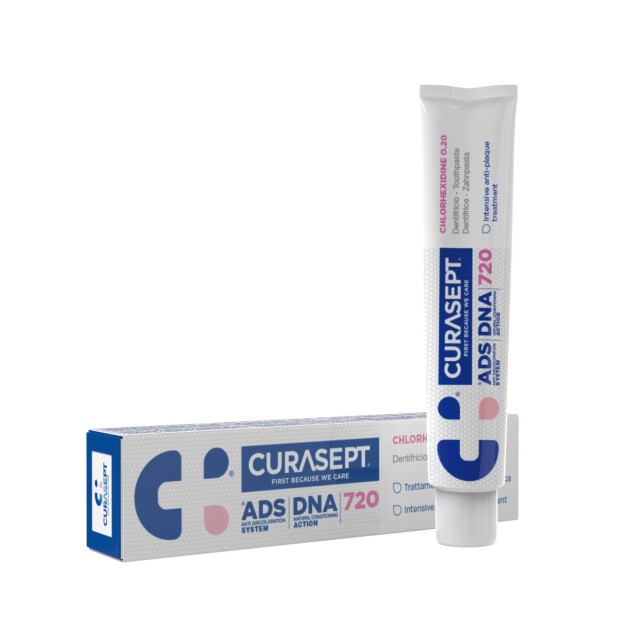 Curasept ADS DNA 720 Toothpaste 75ml (Οδοντόκρεμα για την Εντατική Θεραπεία της Φλεγμονής των Ούλων & της Στοματικής Κοιλότητας)