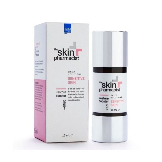 The Skin Pharmacist Daily Solutions Sensitive Skin Restore Booster 15ml (Συμπυκνωμένη Φόρμουλα για Ομοιόμορφο Τόνο για Ευαίσθητη Επιδερμίδα)