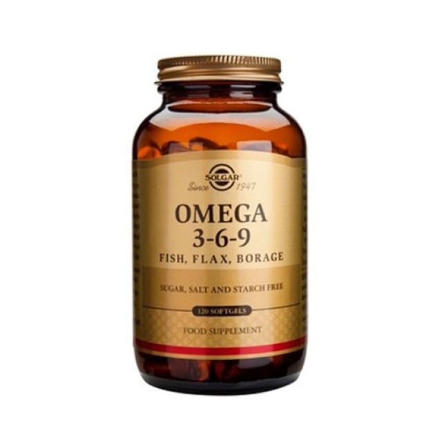 Solgar Omega 3 6 9 120softgels (Ω3 λιπαρά οξέα)