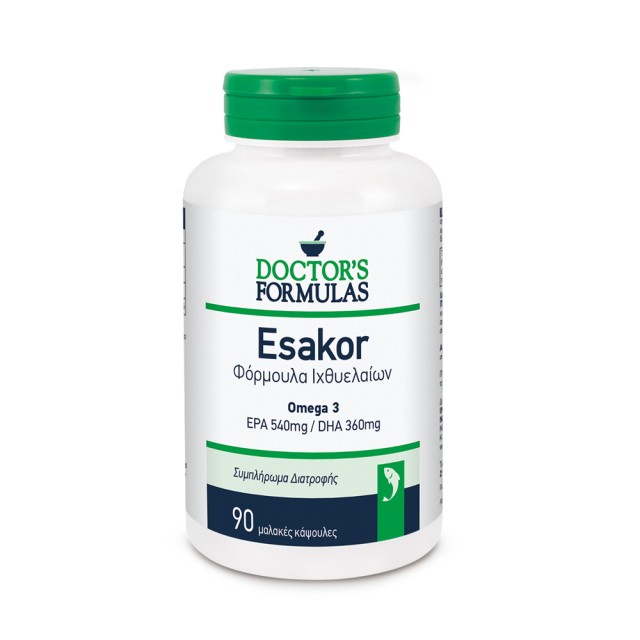 Doctors Formula Esakor 90 softgels (Φόρμουλα Ιχθυελαίων - Omega 3)