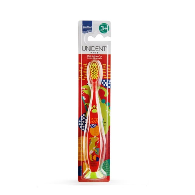 Unident Kids Children’s Toothbrush Red (Παιδική Οδοντόβουρτσα για 3+ Ετών - Κόκκινη)