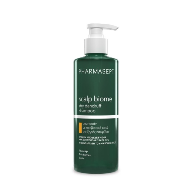 Pharmasept Scalp Biome Dry Dandruff Shampoo 400ml (Σαμπουάν για Ξηρή Πιτυρίδα)