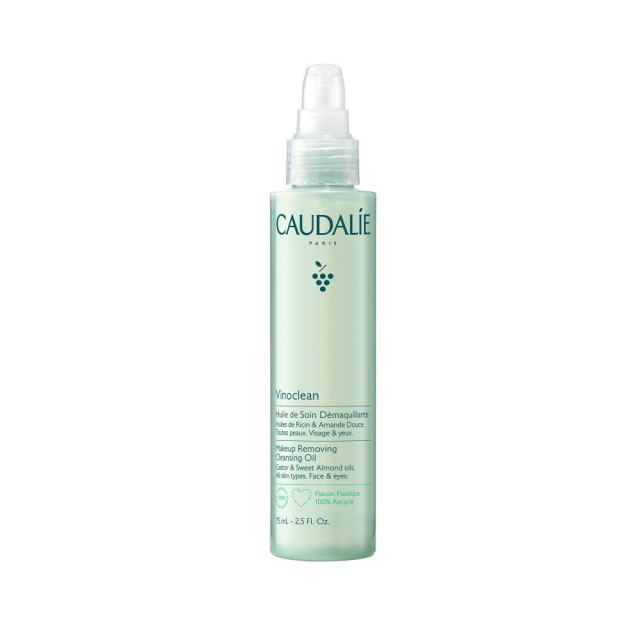 Caudalie Vinoclean Makeup Removing Cleansing Oil 75ml (Λάδι Ντεμακιγιάζ & Καθαρισμού Προσώπου & Ματι