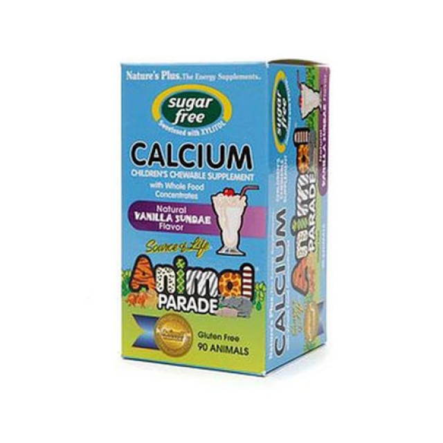 Natures Plus Animal Parade Calcium 90tab (Παιδιά - Ασβέστιο - Ανάπτυξη)