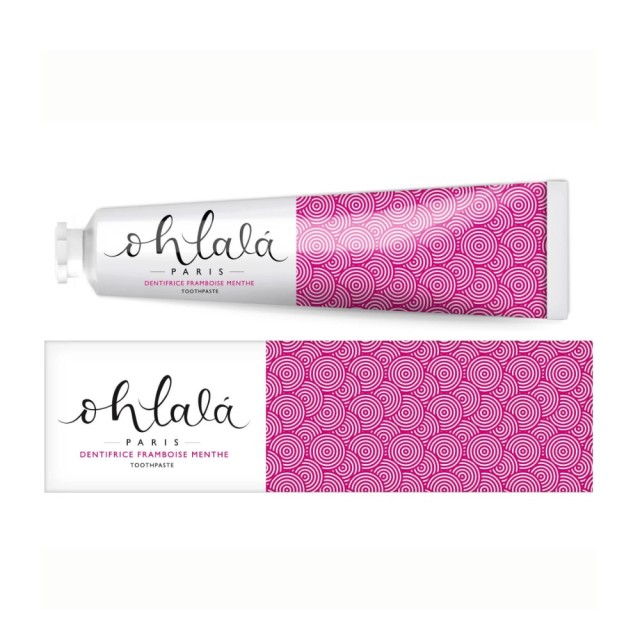 Ohlala Raspberry Mint Toothpaste 75ml (Οδοντόκρεμα με Γεύση Κόκκινα Μούρα)