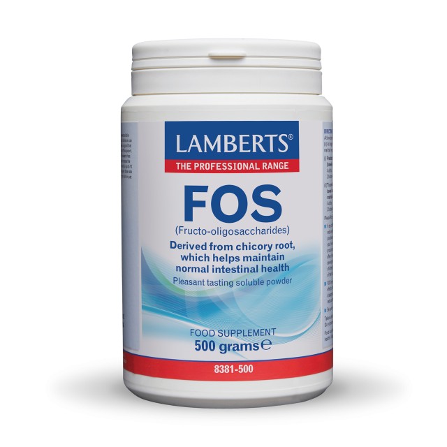Lamberts Fos 500gr 500gr (Eliminex - Φρουκτοολιγοσακχαρίτες από Ρίζα Αντιδιού σε Σκόνη)