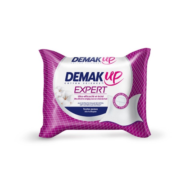 Demak Up Expert Wipes 23pcs (Υγρά Mαντηλάκια Ντεμακιγιάζ για Πρόσωπο & Μάτια)