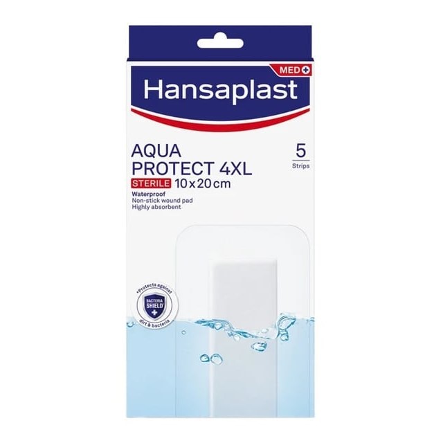 Hansaplast Aqua Protect 4XL 10x20cm 5pcs