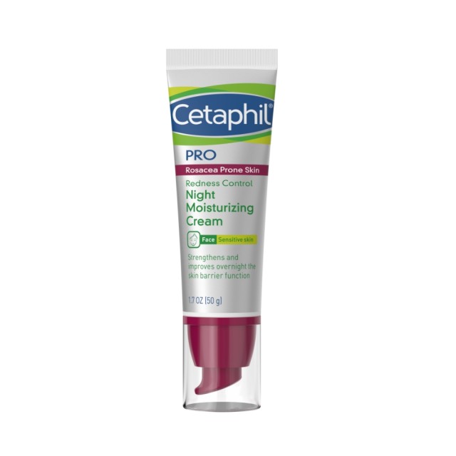 Cetaphil Pro Redness Night Moisturizing Cream 50ml (Ενυδατική Κρέμα Νύχτας για Ευαίσθητο Δέρμα)