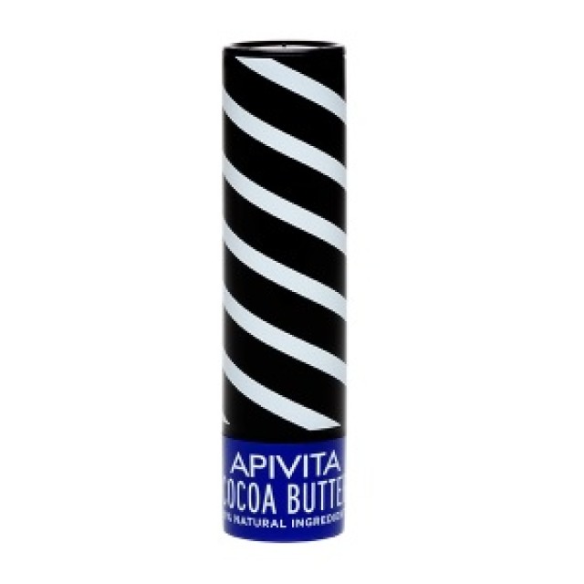 Apivita Lip Care Cocoa Butter SPF20 4,4gr (Ενυδάτωση για τα Χείλη με Βούτυρο Κακάο)