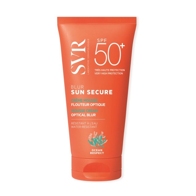 SVR Sun Secure Blur SPF50+ 50ml (Αντηλιακή Κρέμα Προσώπου με Ματ Αποτέλεσμα & Χωρίς Άρωμα)
