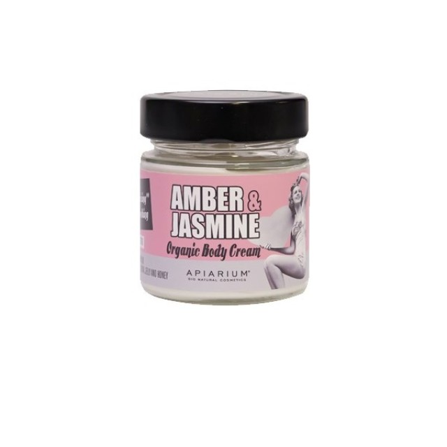 Apiarium Amber & Jasmine Organic Body Cream 200ml (Βιολογική Kρέμα Σώματος Κεχριμπάρι & Γιασεμί) 