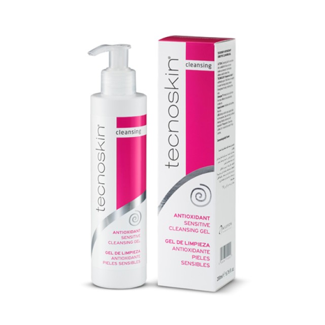 Tecnoskin Antioxidant Sensitive Cleansing Gel 200ml (Τζελ Καθαρισμού Για Πρόσωπο & Μάτια)