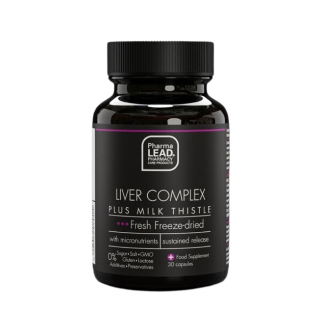 Pharmalead Black Range Liver Complex Plus Milk Thistle 30caps (Συμπλήρωμα Διατροφής για τη Διατήρηση της Φυσιολογικής Ηπατικής Λειτουργίας)