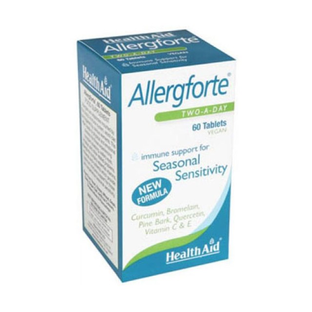 Health Aid Allergforte 60tabs (Φυσική Υποστήριξη για τις Εποχιακές Αλλεργίες)