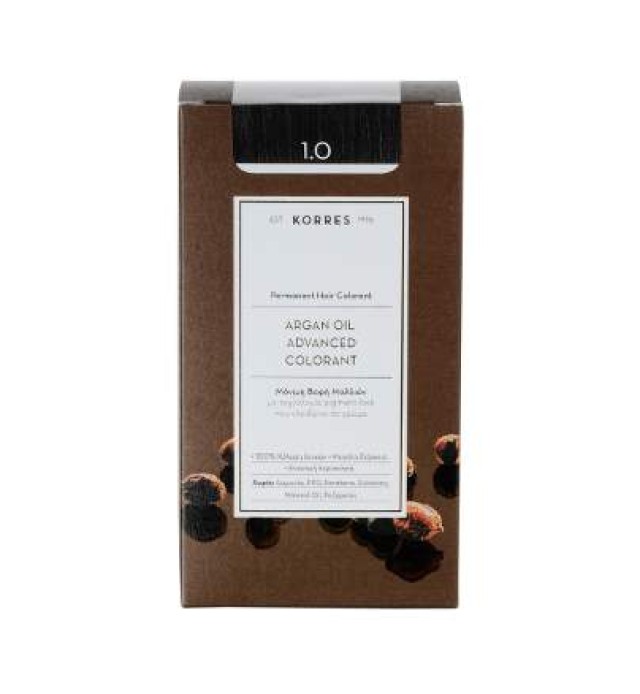 Korres Argan Color Black 1.0 (Μαύρο)