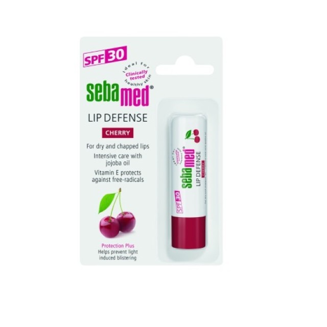 Sebamed Lip Defense Stick SPF30 Cherry 4.8gr (Φροντίδα Χειλιών σε Στικ Με Γεύση Κεράσι) 