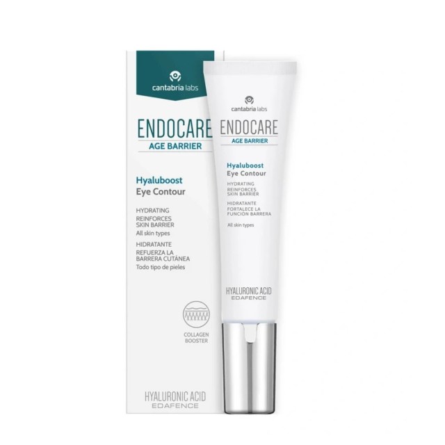 Endocare Age Barrier Hyaluboost Eye Contour 15ml (Κρέμα Ματιών με Υαλουρονικό Οξύ για τις Πρώτες Ρυτίδες)