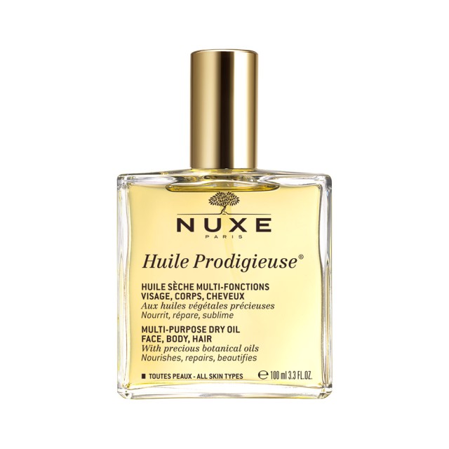Nuxe Huile Prodigieuse 100ml (Ξηρό Λάδι Για Πρόσωπο - Σώμα - Μαλλιά)