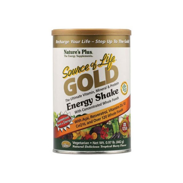 Natures Plus Source Of Life Gold Shake 442gr (Πολυβιταμινούχο Συμπλήρωμα)