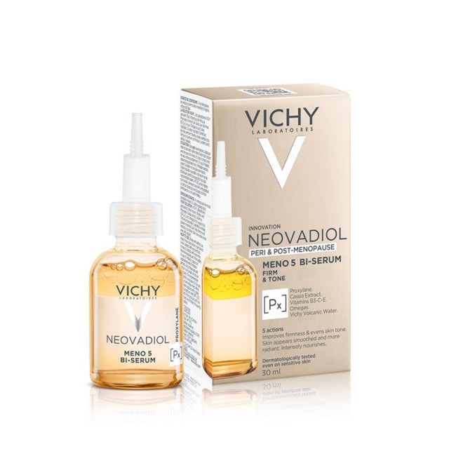 Vichy Neovadiol Meno 5 Bi Serum 30ml (Αντιγηραντικός Ορός Προσώπου για τη Διάρκεια της Περιεμμηνόπαυσης & της Εμμηνόπαυσης)