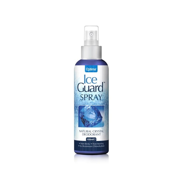 Optima Ice Guard Natural Crystal Deodorant Spray 100ml