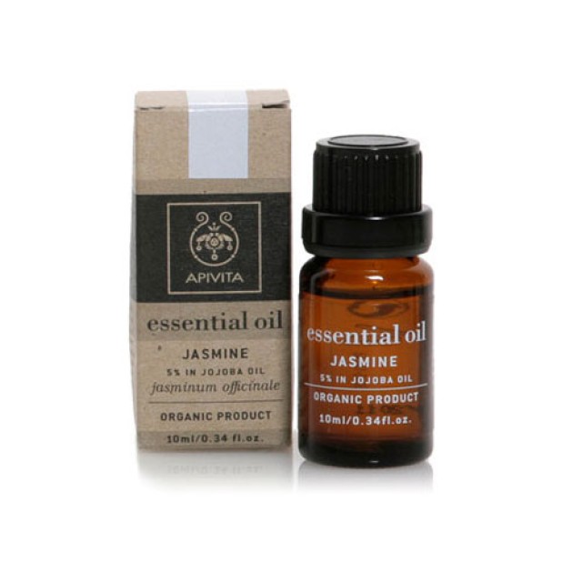 Apivita Essential Oil Jasmine 10ml (Αιθέριο Έλαιο Γιασεμί)