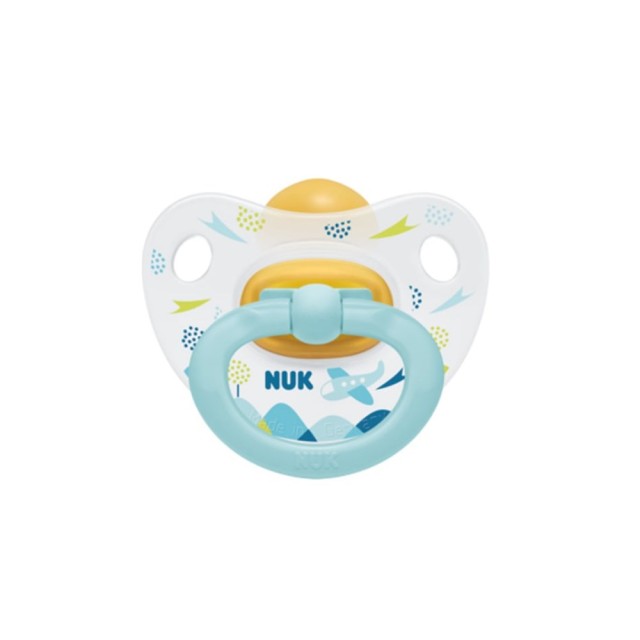 Nuk Happy Kids Classic Pacifier 0-6m (Πιπίλα από Καουτσούκ 0-6μ)