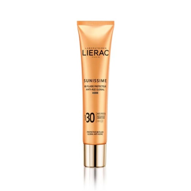 Lierac Sunissime BB Fluid Global Anti-Aging SPF30 Golden 40ml (Αντιηλιακή BB Λεπτόρρευστη Κρέμα για Πρόσωπο & Ντεκολτέ)