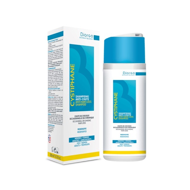 Biorga Cystiphane Anti-Hair Loss Shampoo 200ml (Σαμπουάν Κατά της Τριχόπτωσης)
