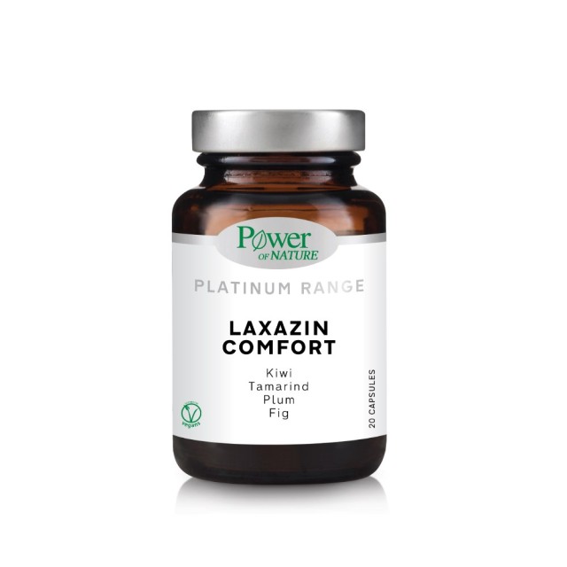 Power Health Platinum Laxazin Comfort 20caps (Συμπλήρωμα Διατροφής για την Αντιμετώπιση της Δυσκοιλιότητας & την Ανακούφιση από Δυσάρεστα Συμπτώματα)