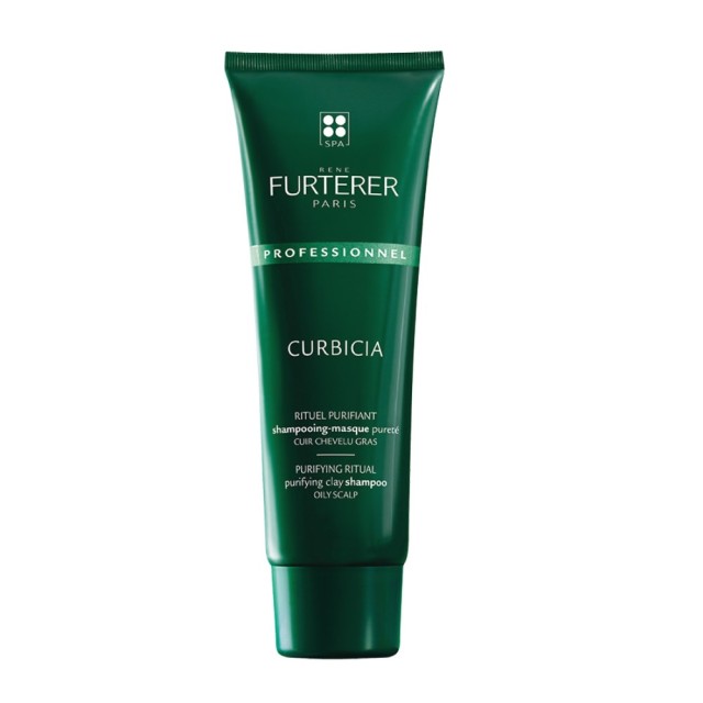 Rene Furterer Curbicia Purifying Ritual Clay Shamoo-Mask 250ml (Σαμπουάν-Μάσκα Εξυγίανσης για Λιπαρά