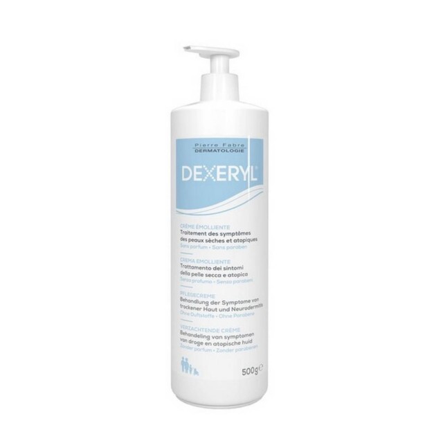 Dexeryl Emollient Cream 500gr (Μαλακτική Κρέμα για Ξηρό Δέρμα με Τάση Ατοπίας) 